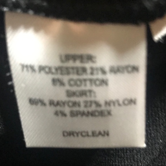 LOFT Dress with Textured Top and Black Bottom, 10 - Picture 6 of 8